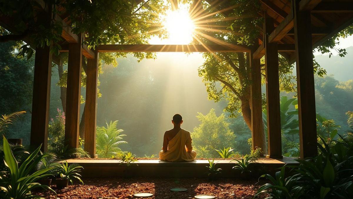 A importância da meditação no budismo espiritual