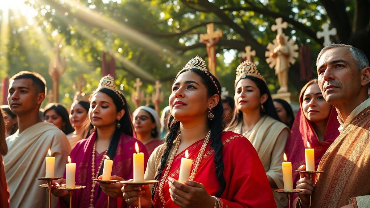 Como a arte influencia rituais religiosos