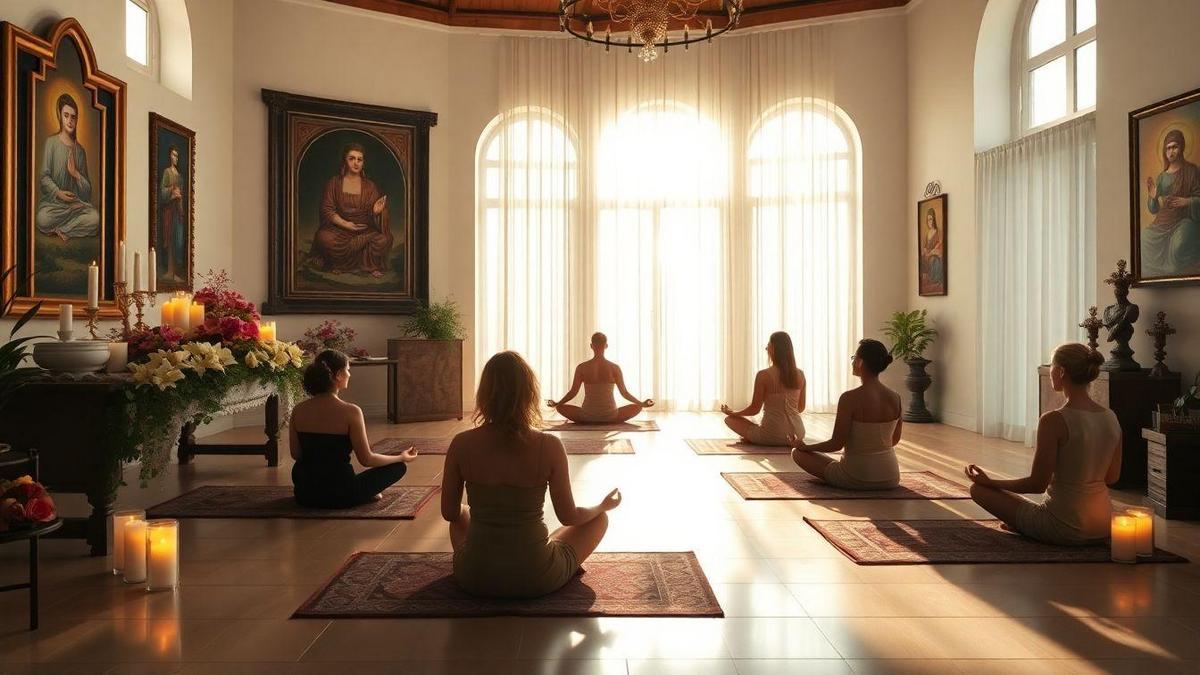 Estudo sobre a arte na meditação religiosa